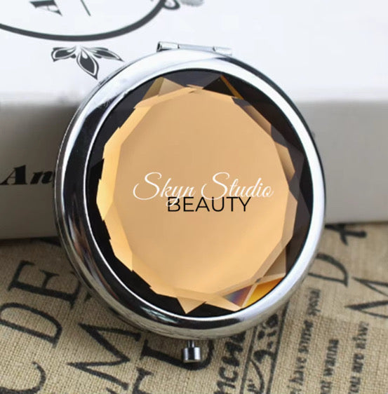 Diamond Cut Compact Mirror