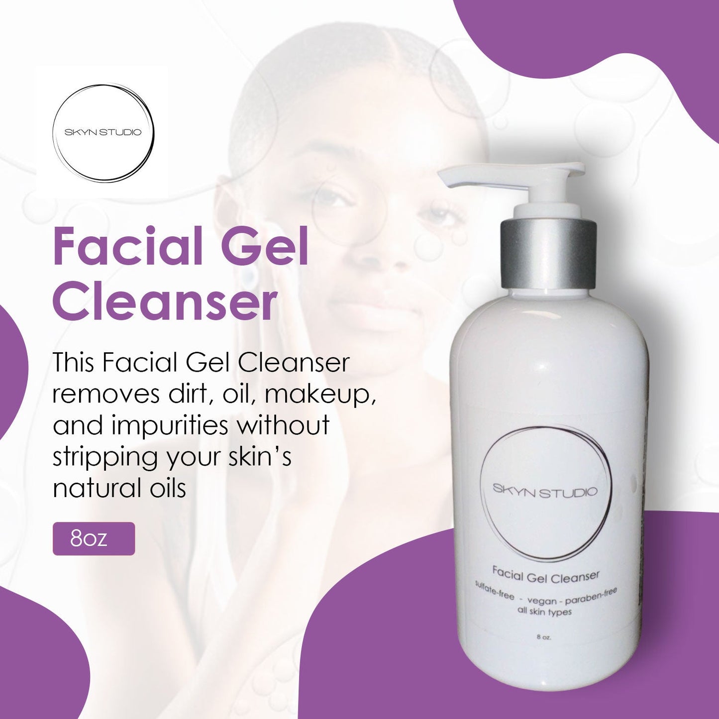 Facial Gel Cleanser - Skyn Studio 